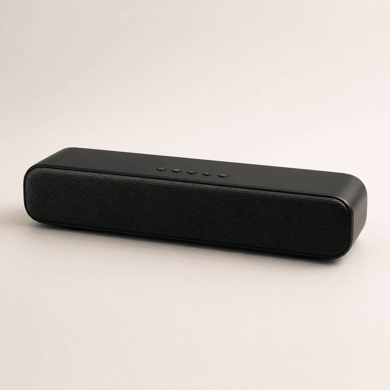 Compact Desktop Soundbar - Black