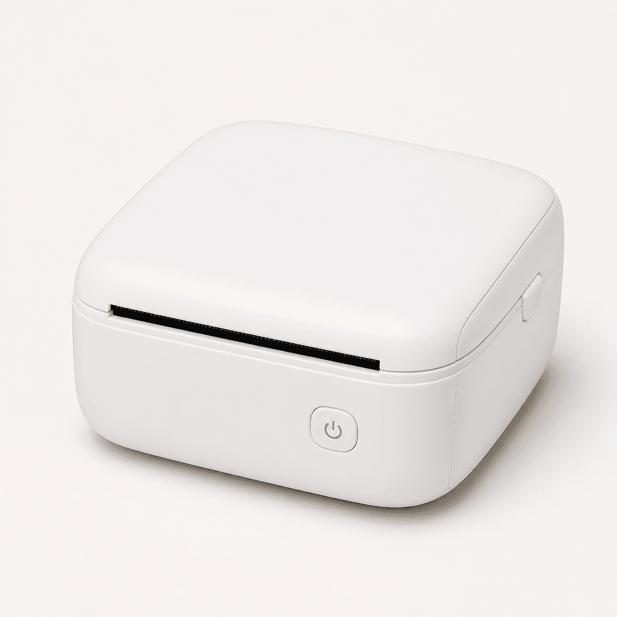 Portable Thermal Label Printer - White